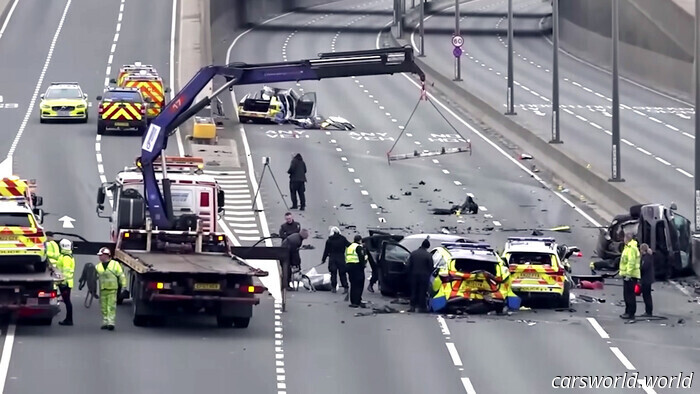 Un BMW Sacó Cinco Coches De Policía Y Envió A Siete Policías Al Hospital | Carscoops